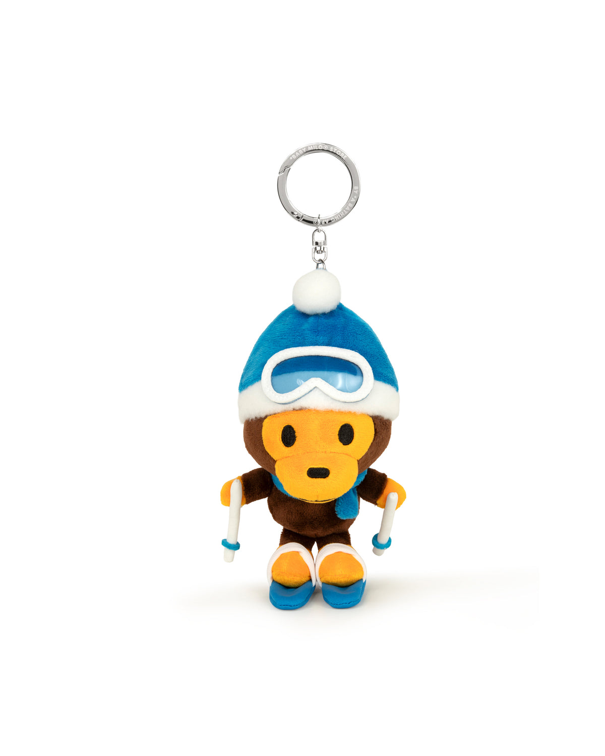 Baby Milo Skiing Keychain