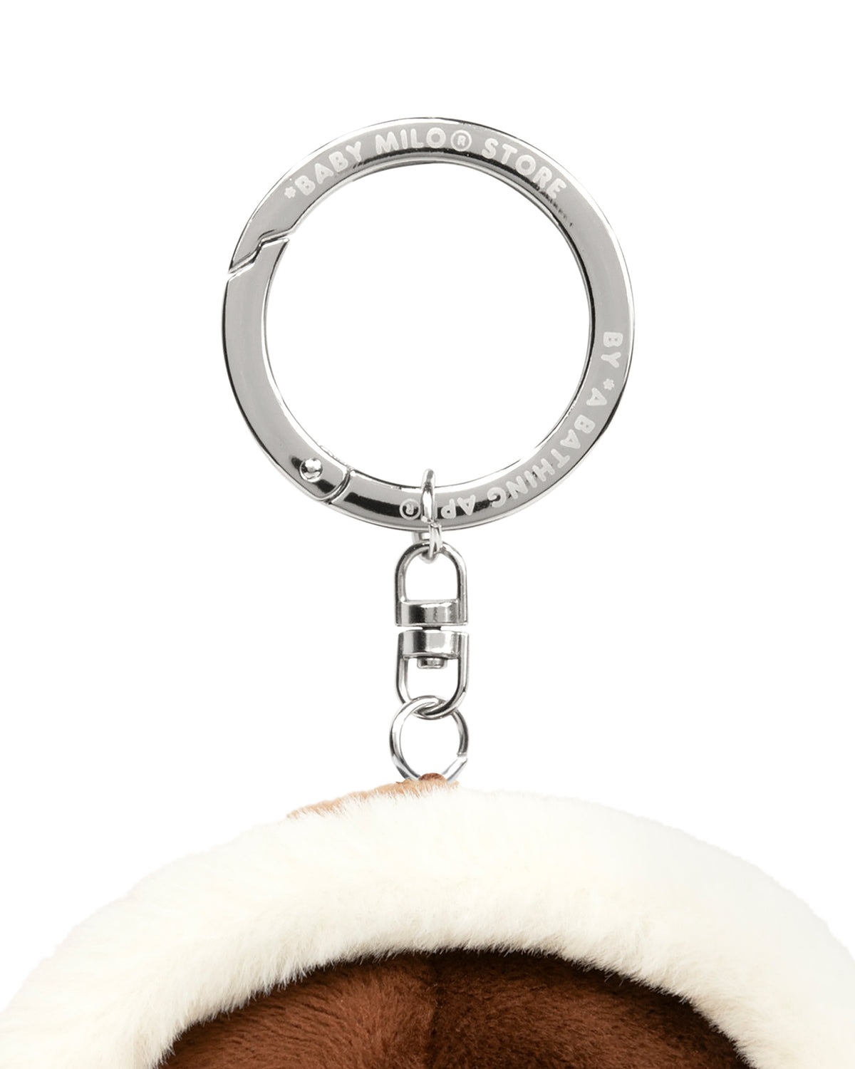 Baby Milo plush keychain