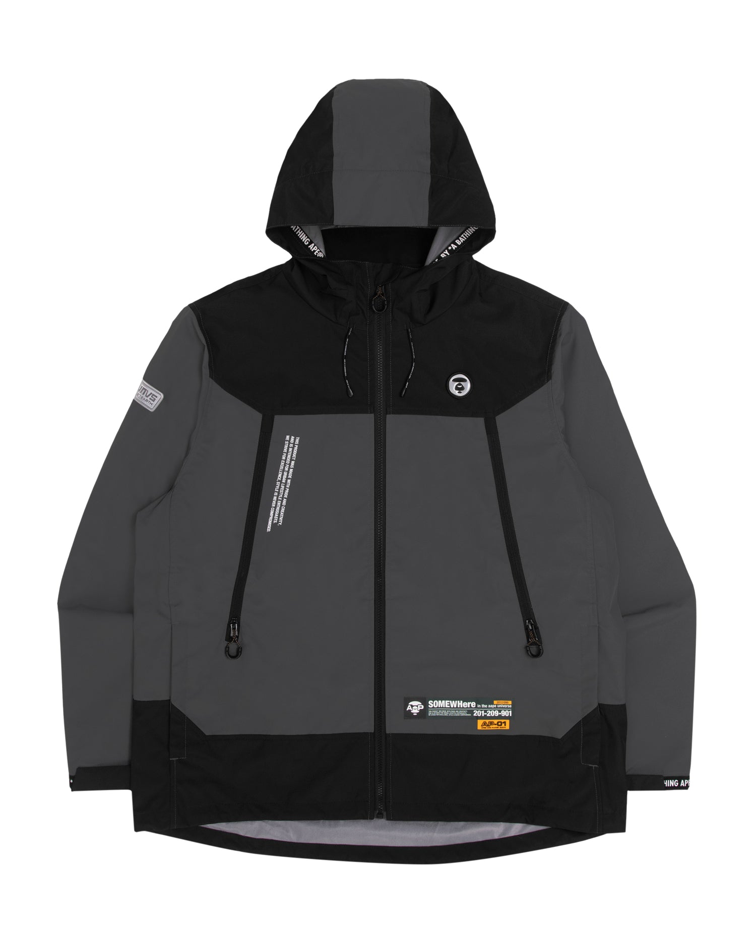 AAPE Moonface hooded utility jacket | Aape official website – us