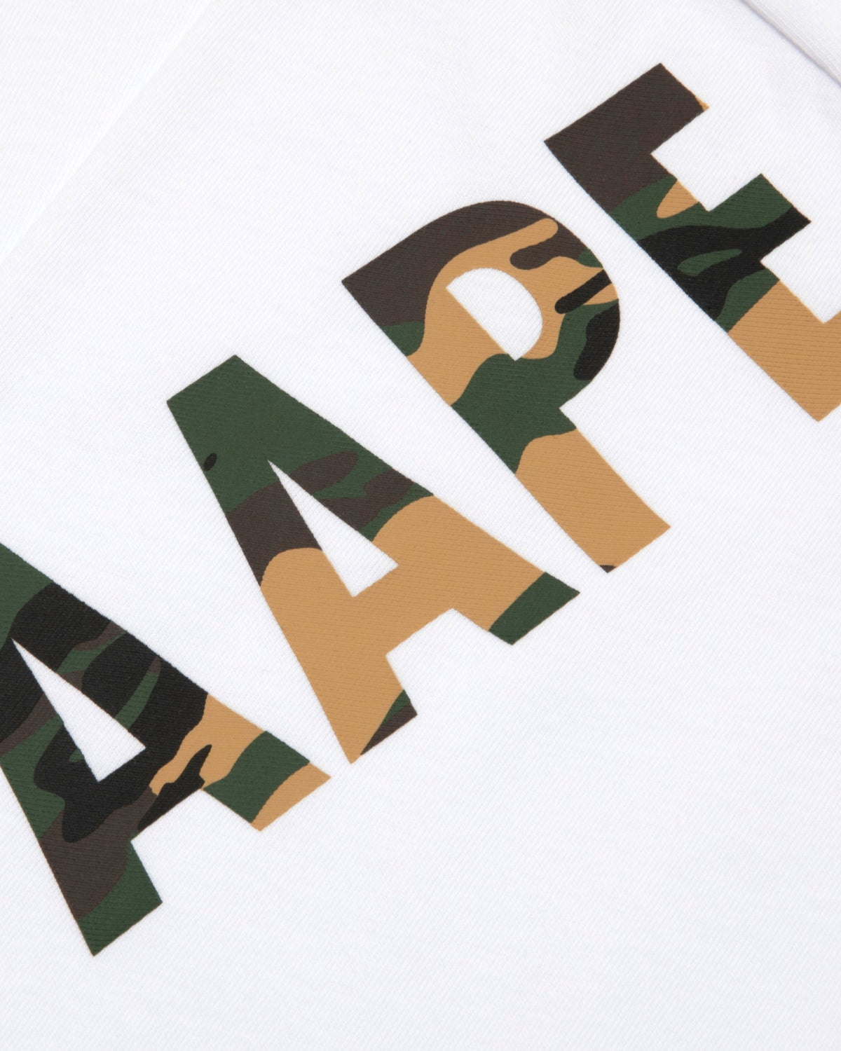 Camo logo long sleeve tee