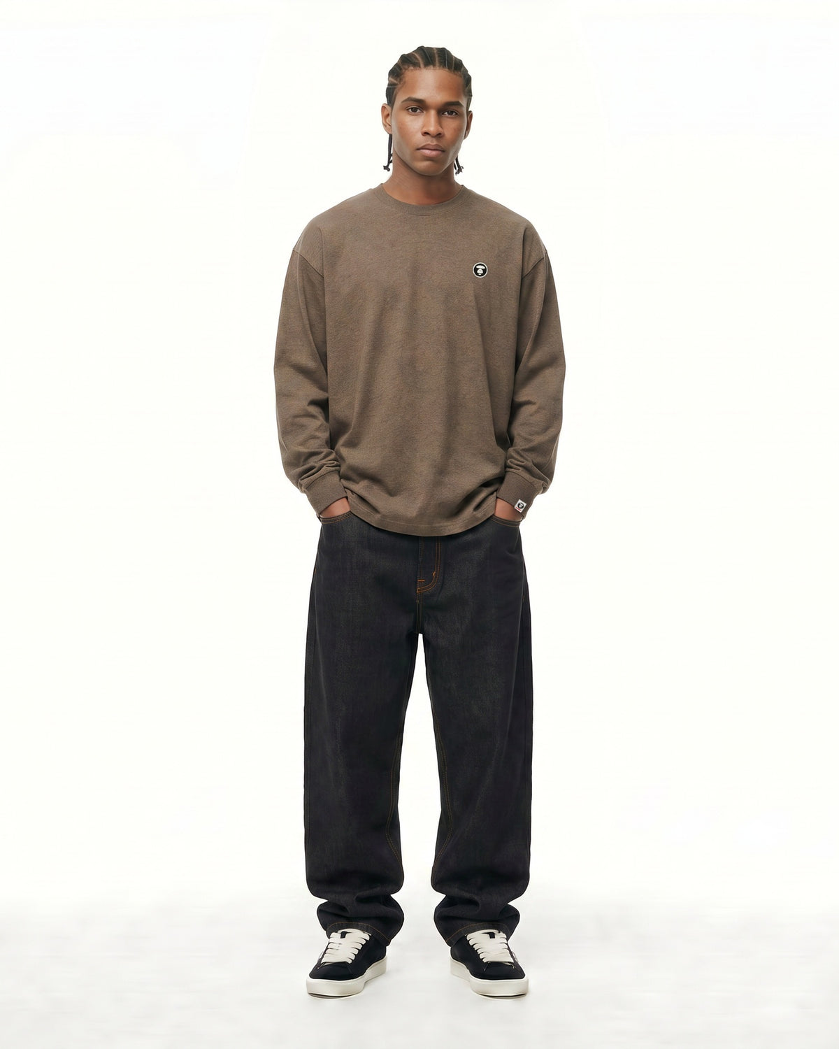 Moonface logo long sleeve tee