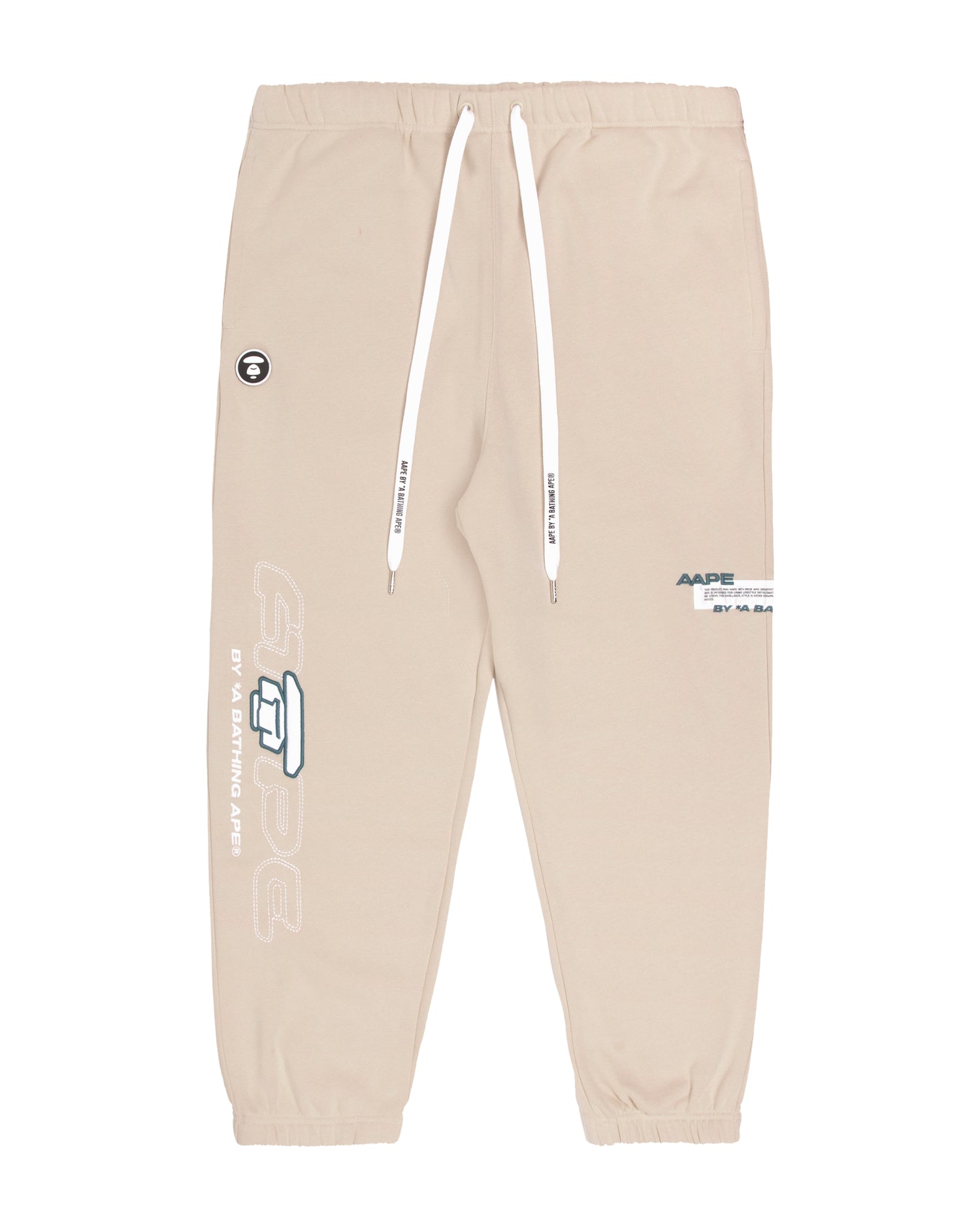 AAPE Moonface graphic embroidered sweatpants | Aape official
