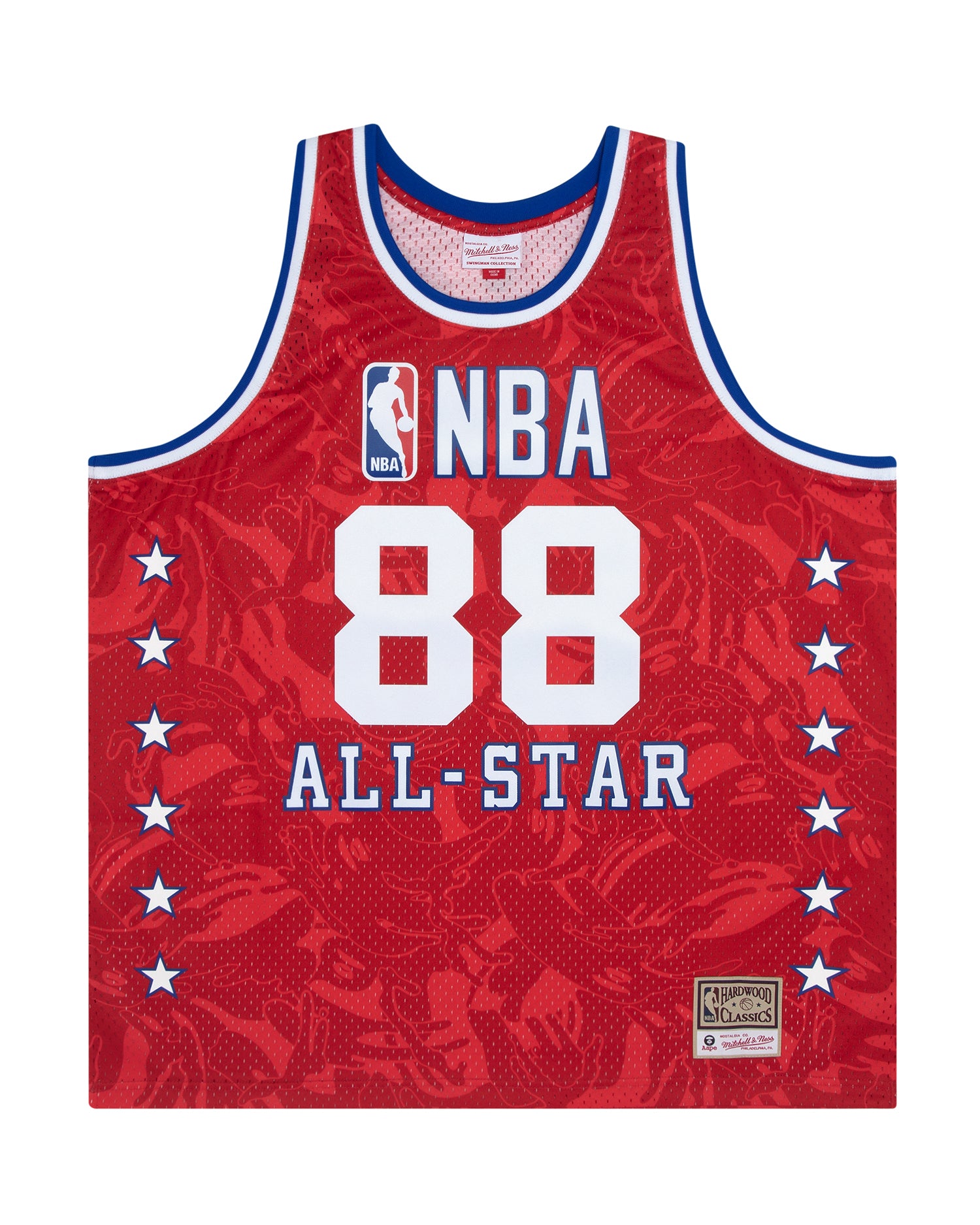 AAPE X Mitchell & Ness NBA All Star jersey | Aape official website