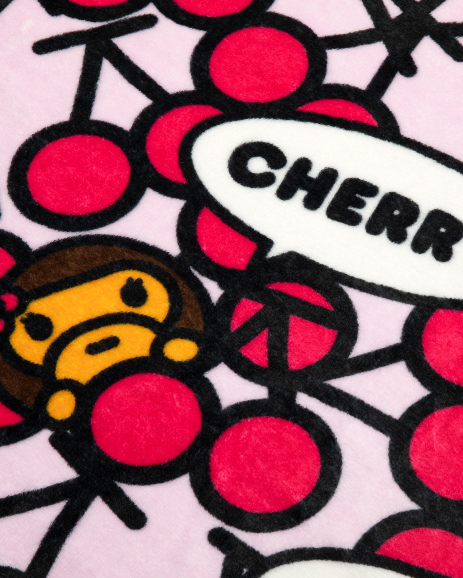 布団・毛布 BABY MILO CHERRY PATTERN BLANKET BABY MILO® STORE Baby Milo blanket | Aape official website – us