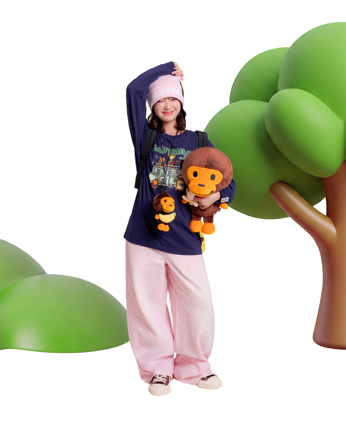 Baby Milo embroidered beanie