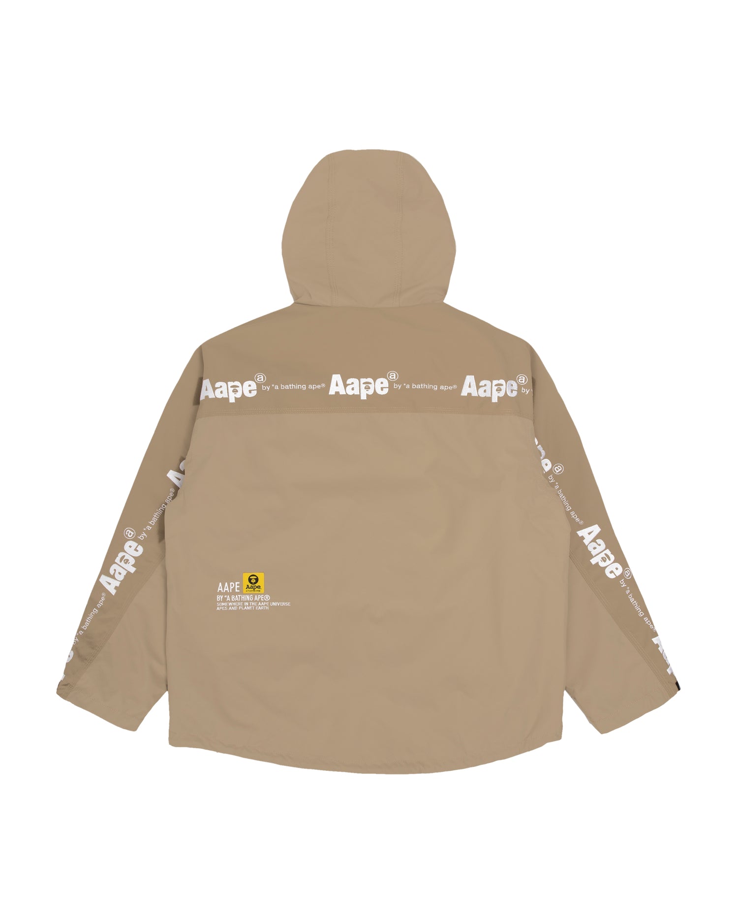 A BATHING APE フード付きジャケット ベージュ A BATHING APE（アベイシングエイプ）の「SHARK FULL ZIP HOODIE M