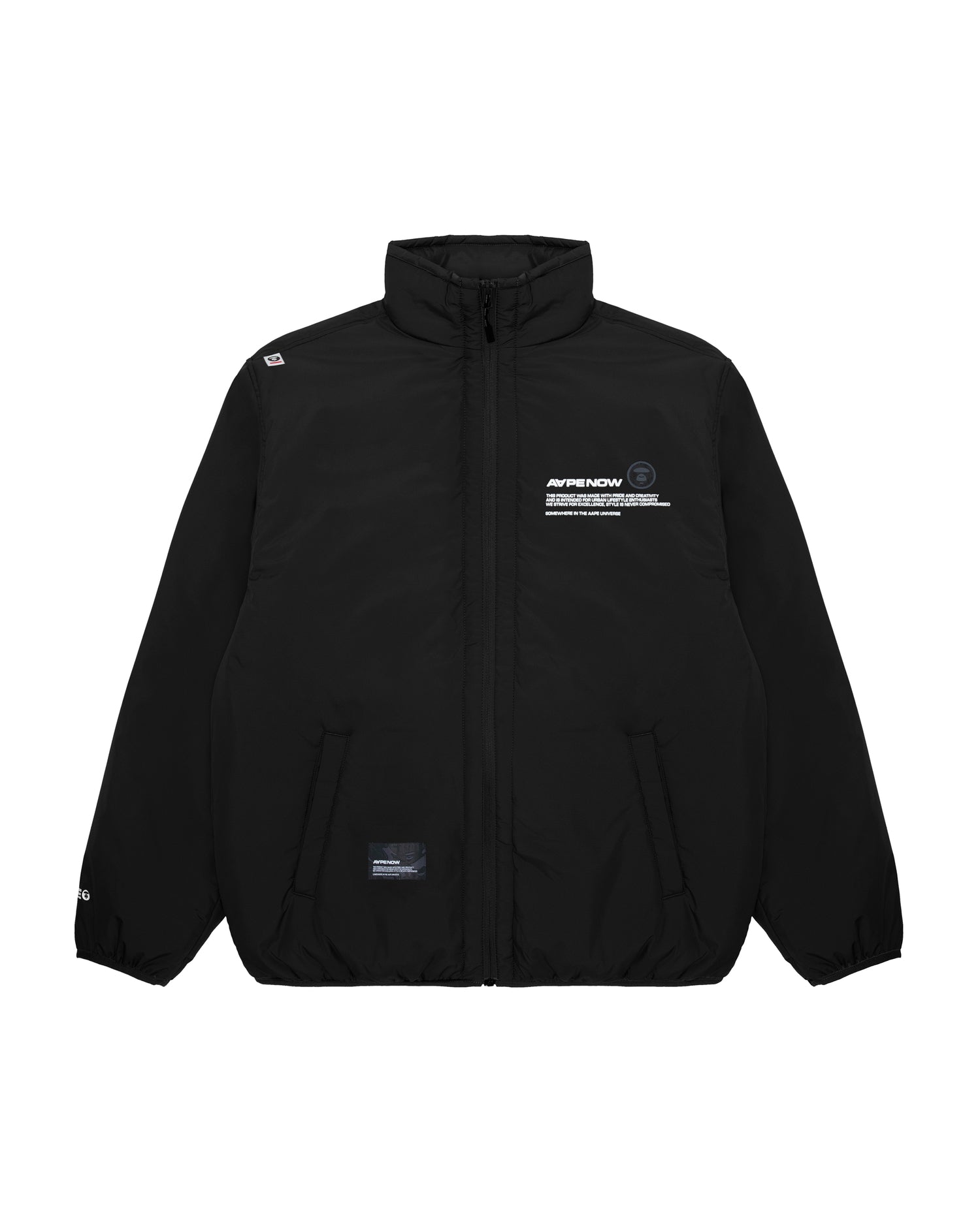 AAPE Moonface patch zip-up jacket | Aape official website – us