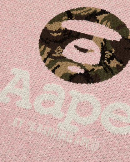 Moonface Graphic Knit Sweater