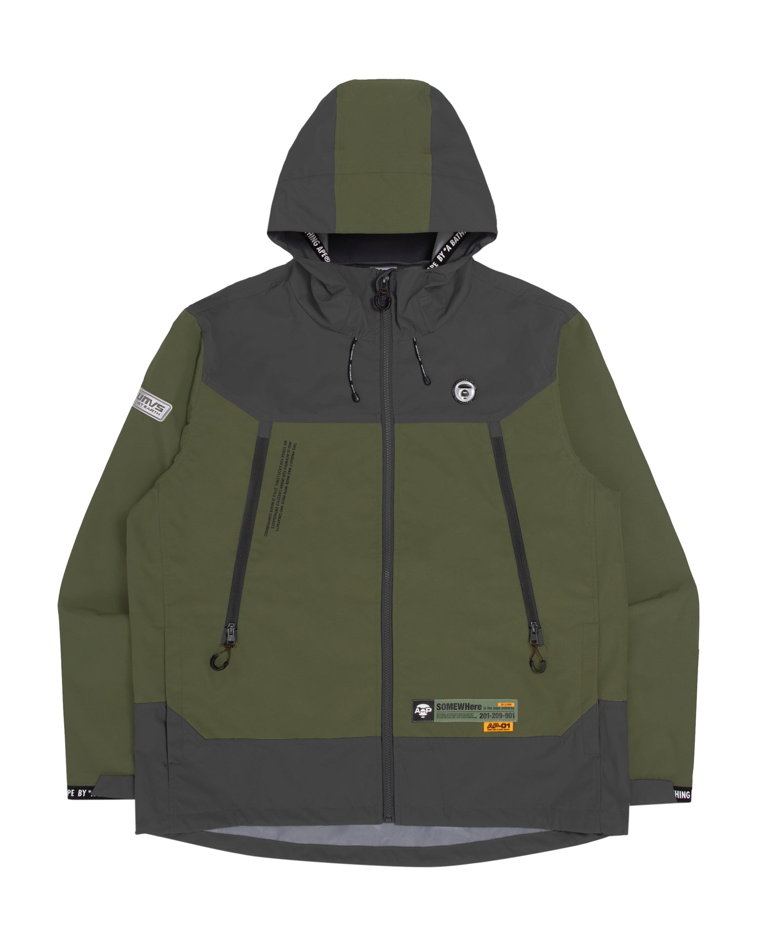 AAPE Moonface hooded utility jacket | Aape official website – us