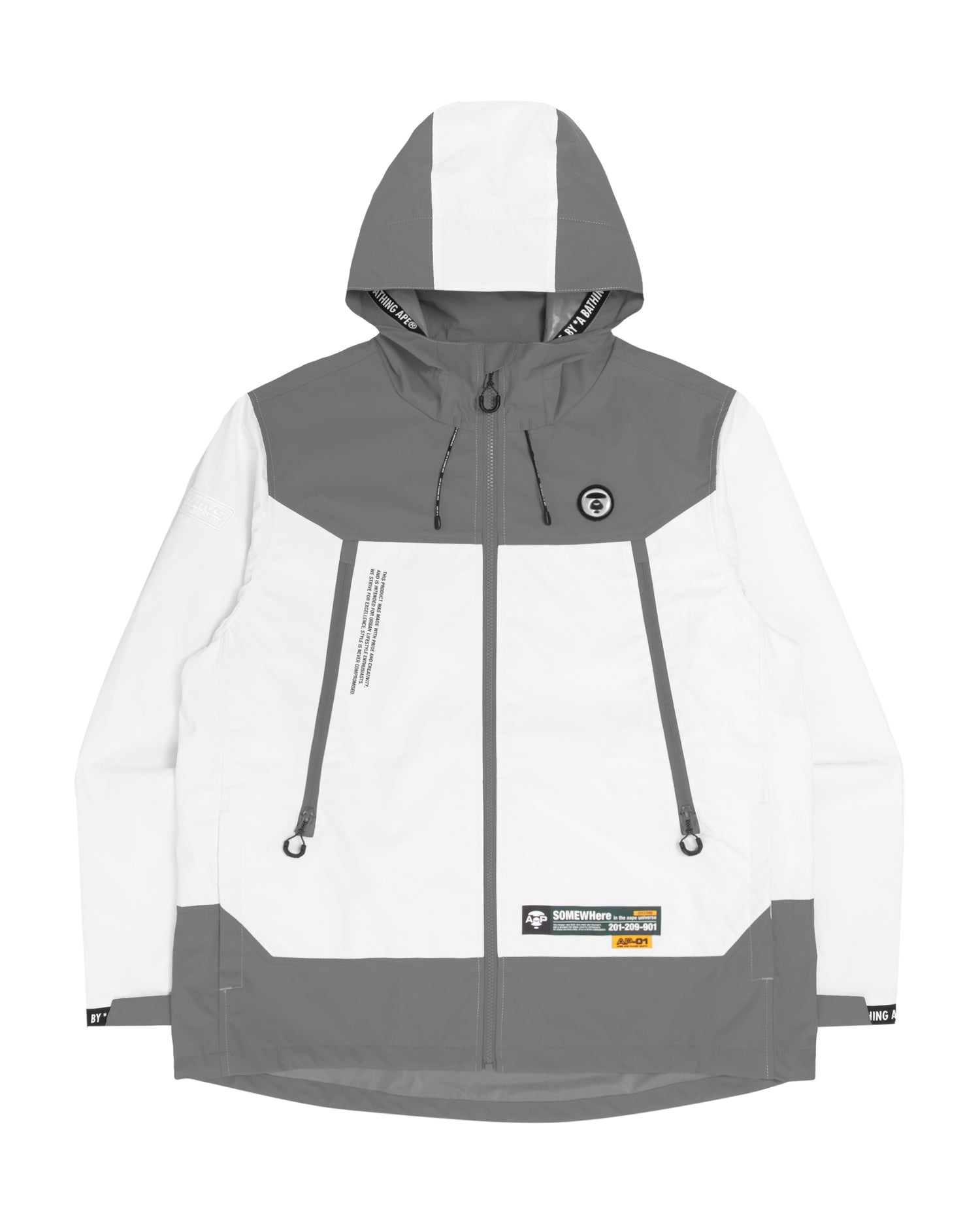 AAPE Moonface hooded utility jacket | Aape official website – us