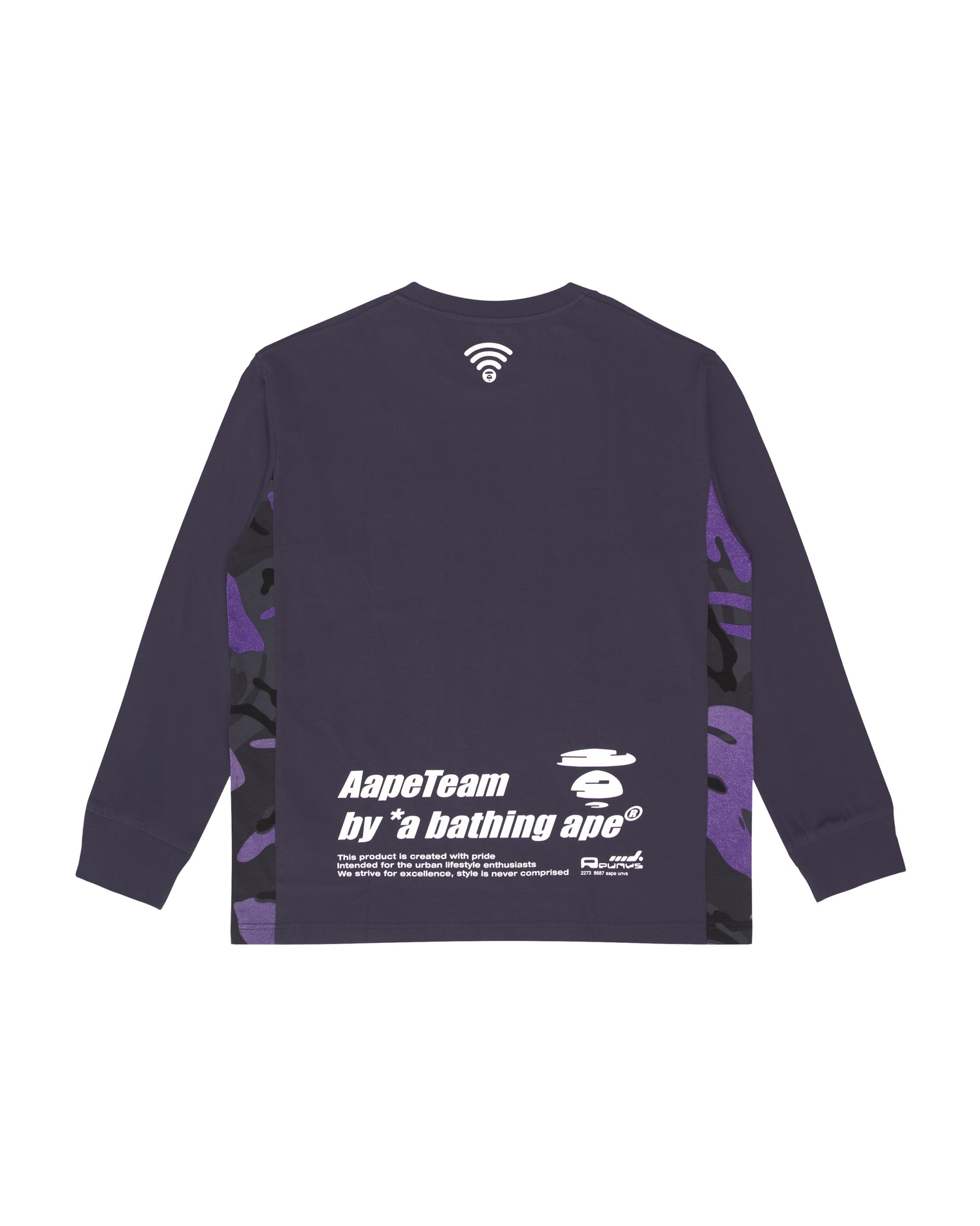 AAPE Moonface chest pocket long-sleeve tee | Aape official website