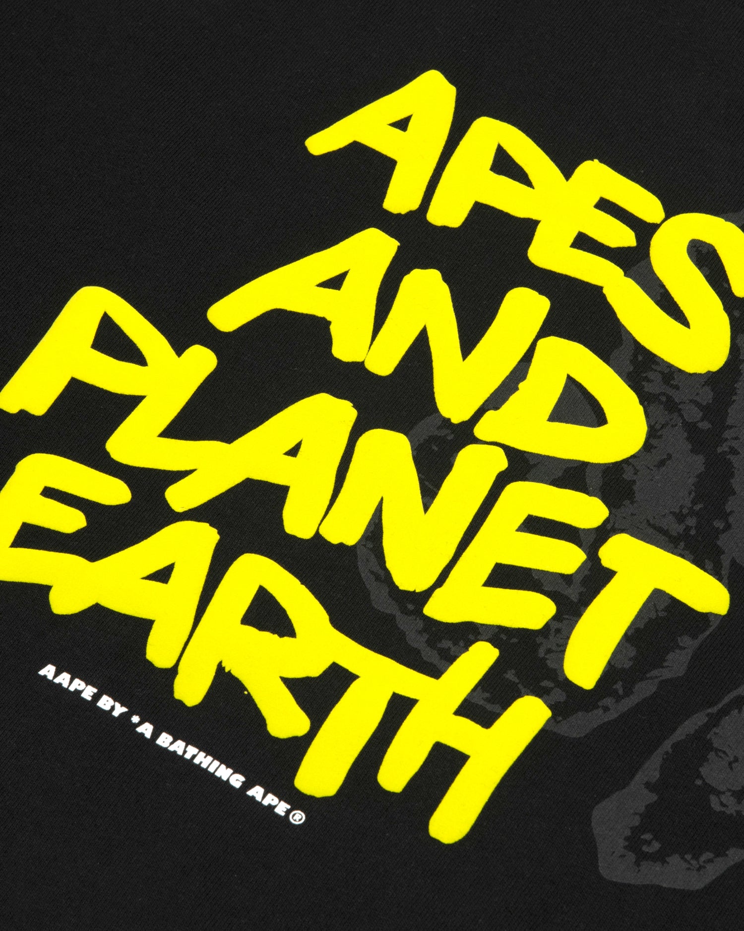 AAPE Apes and planet earth long sleeve tee | Aape official website