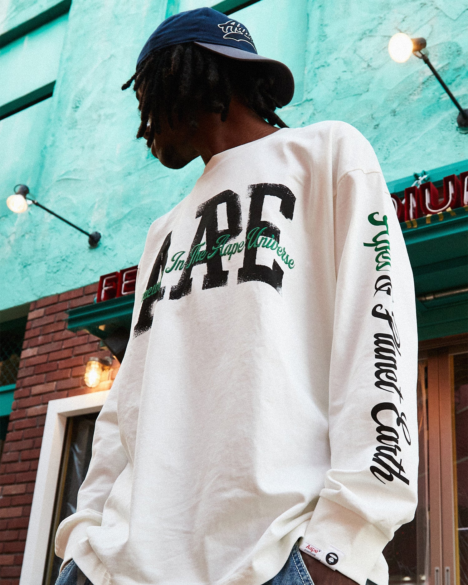 ⭐️希少・未使用⭐️Aape マルチカラー長袖スウェットシャツ AAPE AAPESPORTS logo long sleeve tee | Aape official website – us