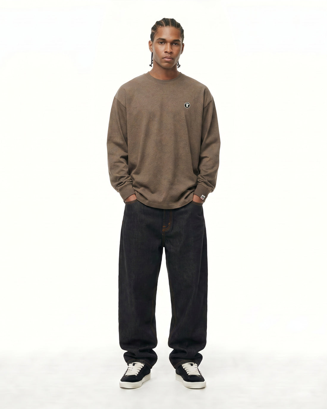 Moonface logo long sleeve tee