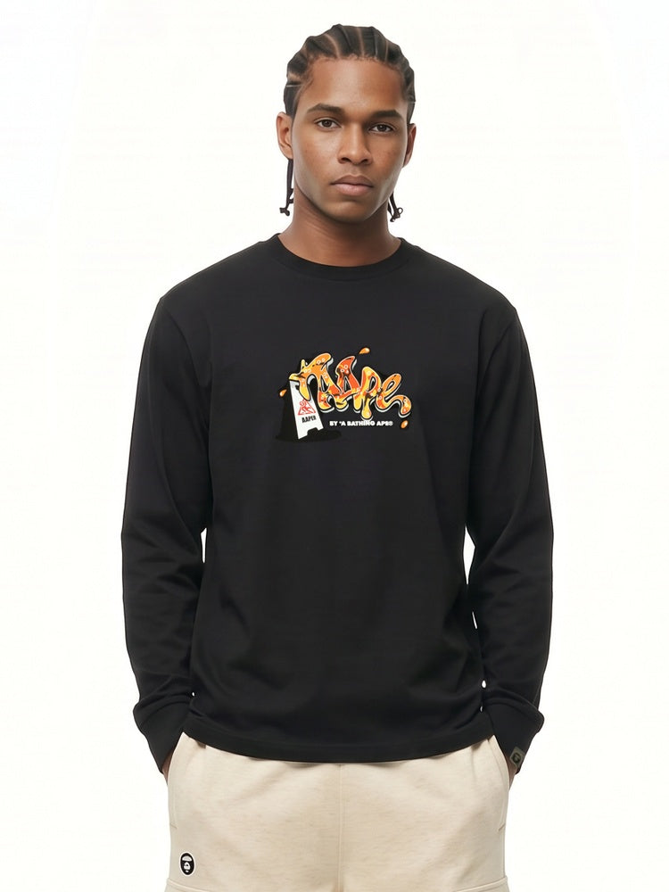 AAPER graphic long sleeve tee