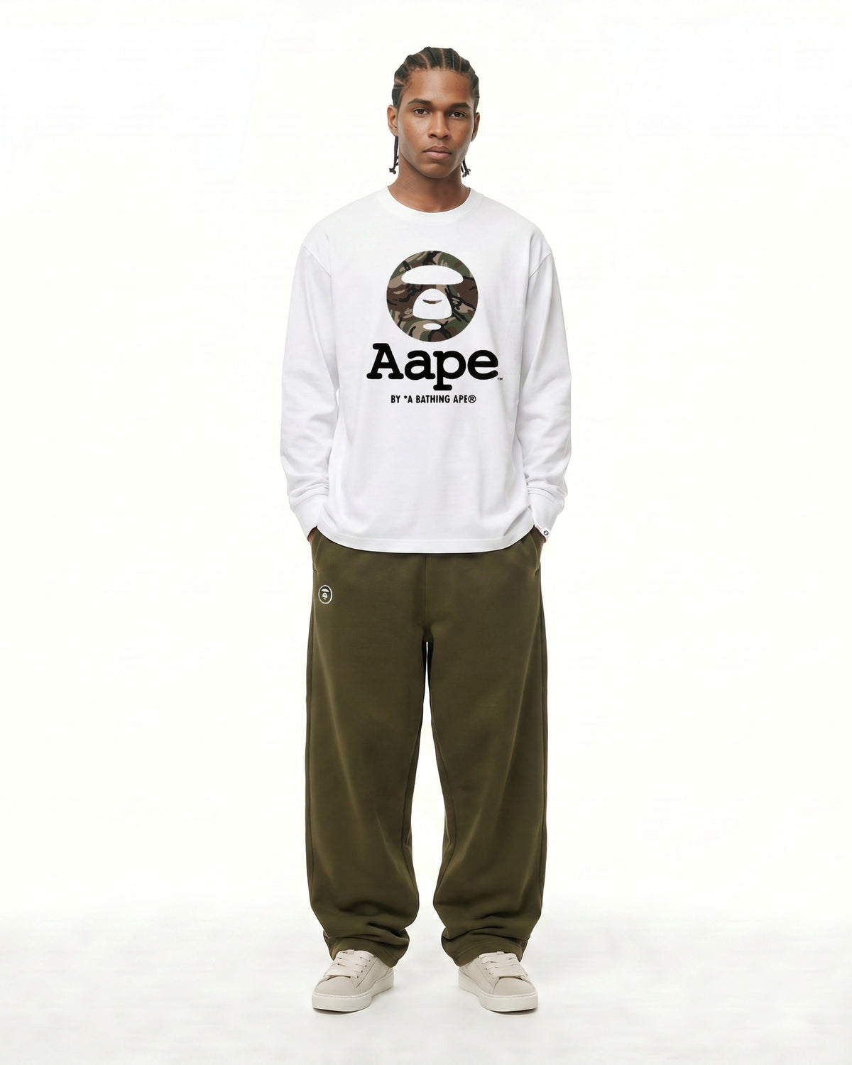 AAPEUNVS Moonface long tee