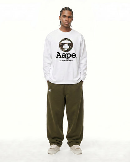 AAPEUNVS Moonface long tee