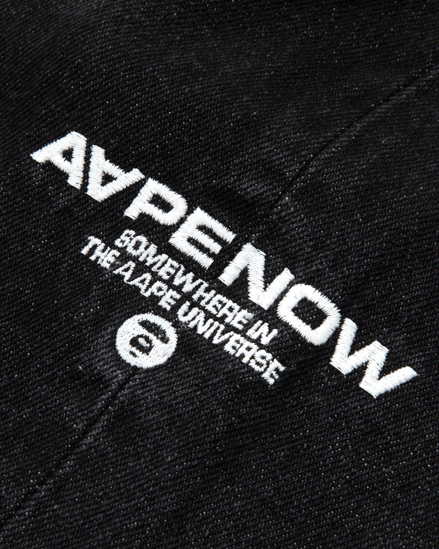 AAPE Moonface patch relaxed jeans | Aape official website – us