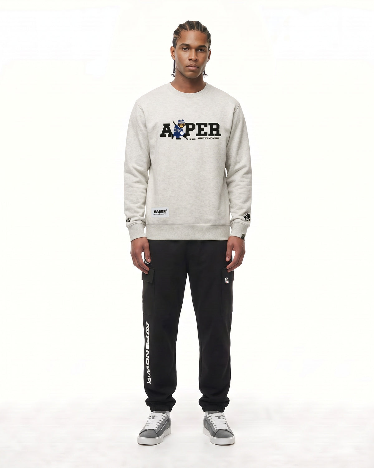 AAPENOW Moonface sweat pants
