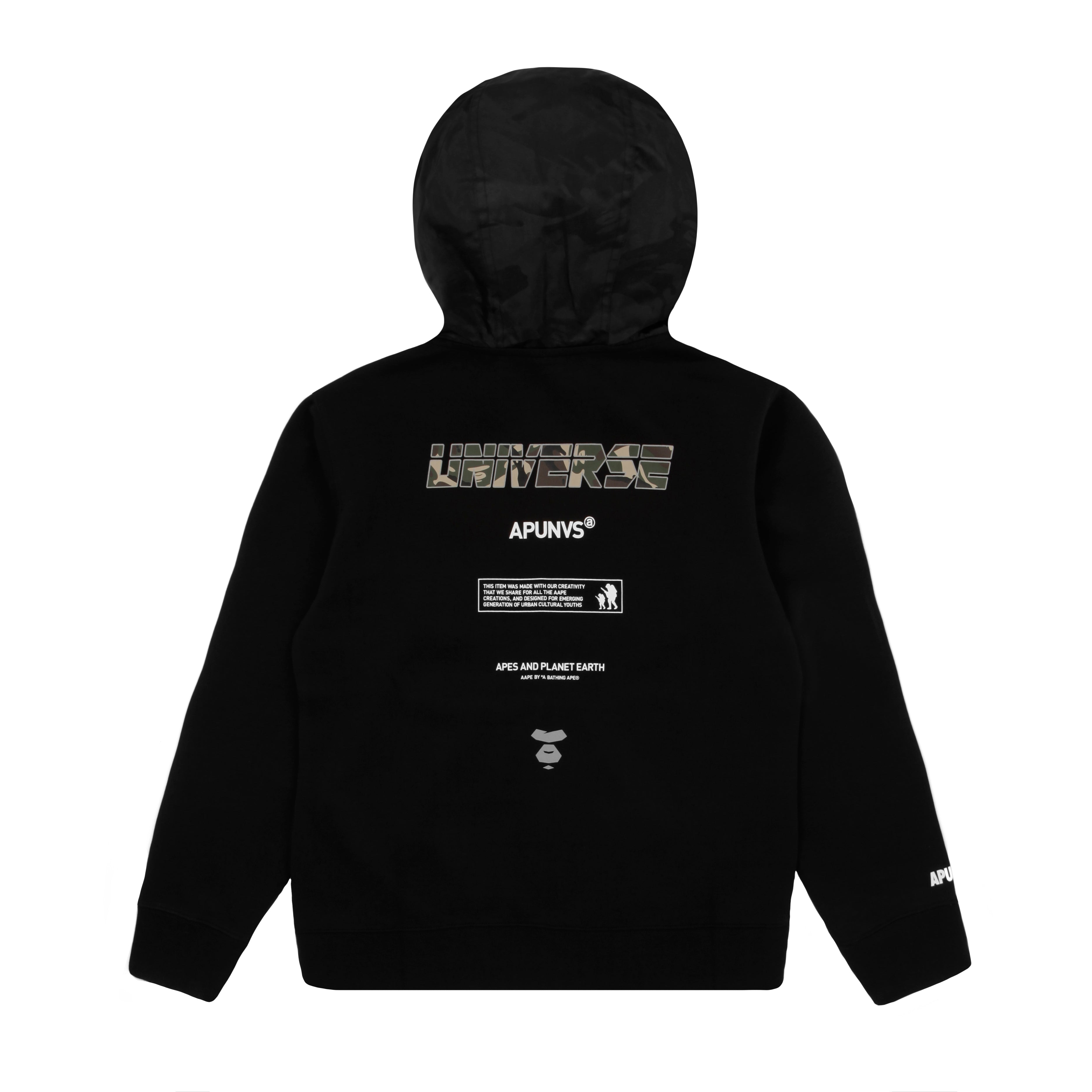 ジャケット・アウター AAPE HOODIE JACKET (detachable) AAPE Reconstructed zip hoodie | Aape official website – us.aape.com