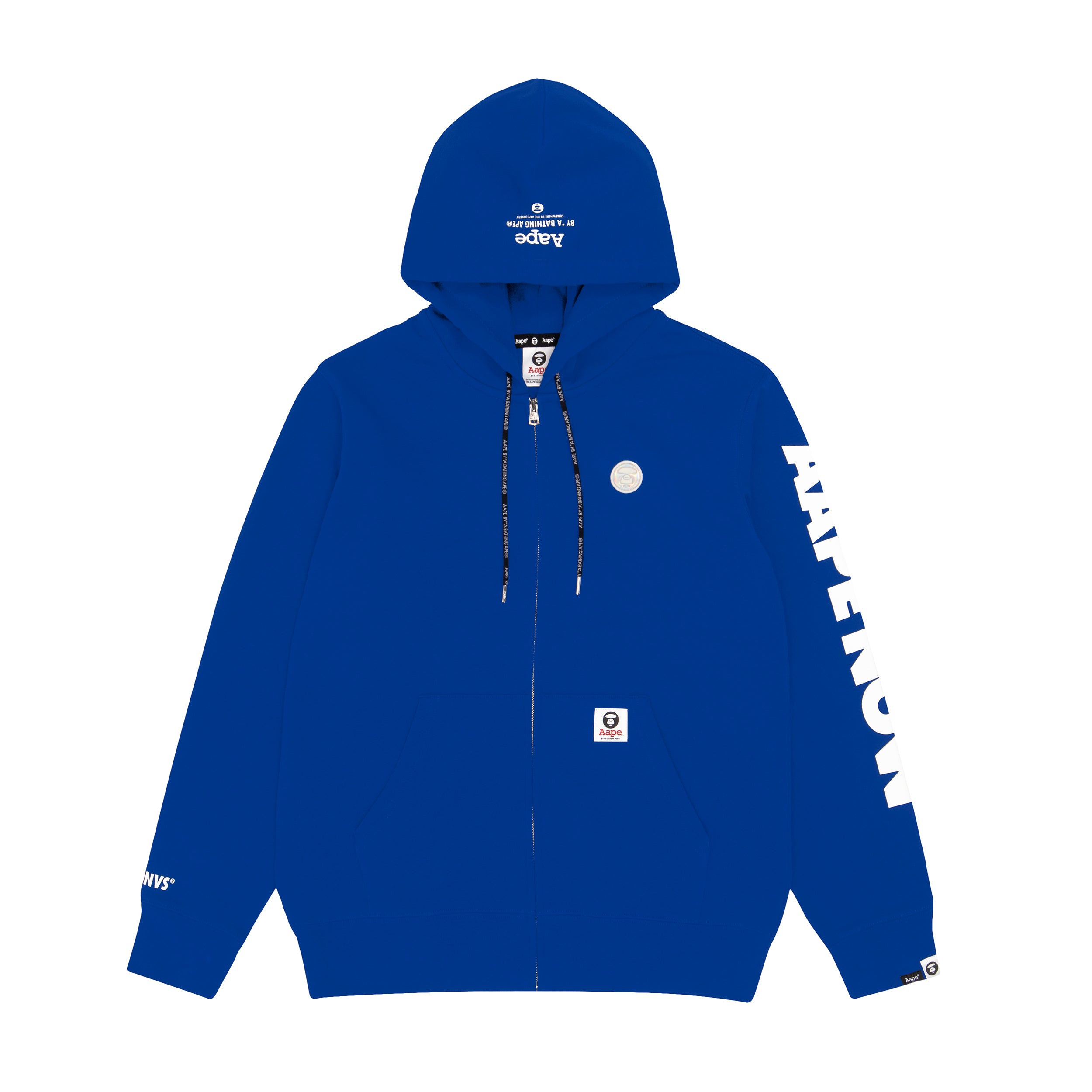 AAPE Graphic logo print zip hoodie | Aape official website – us