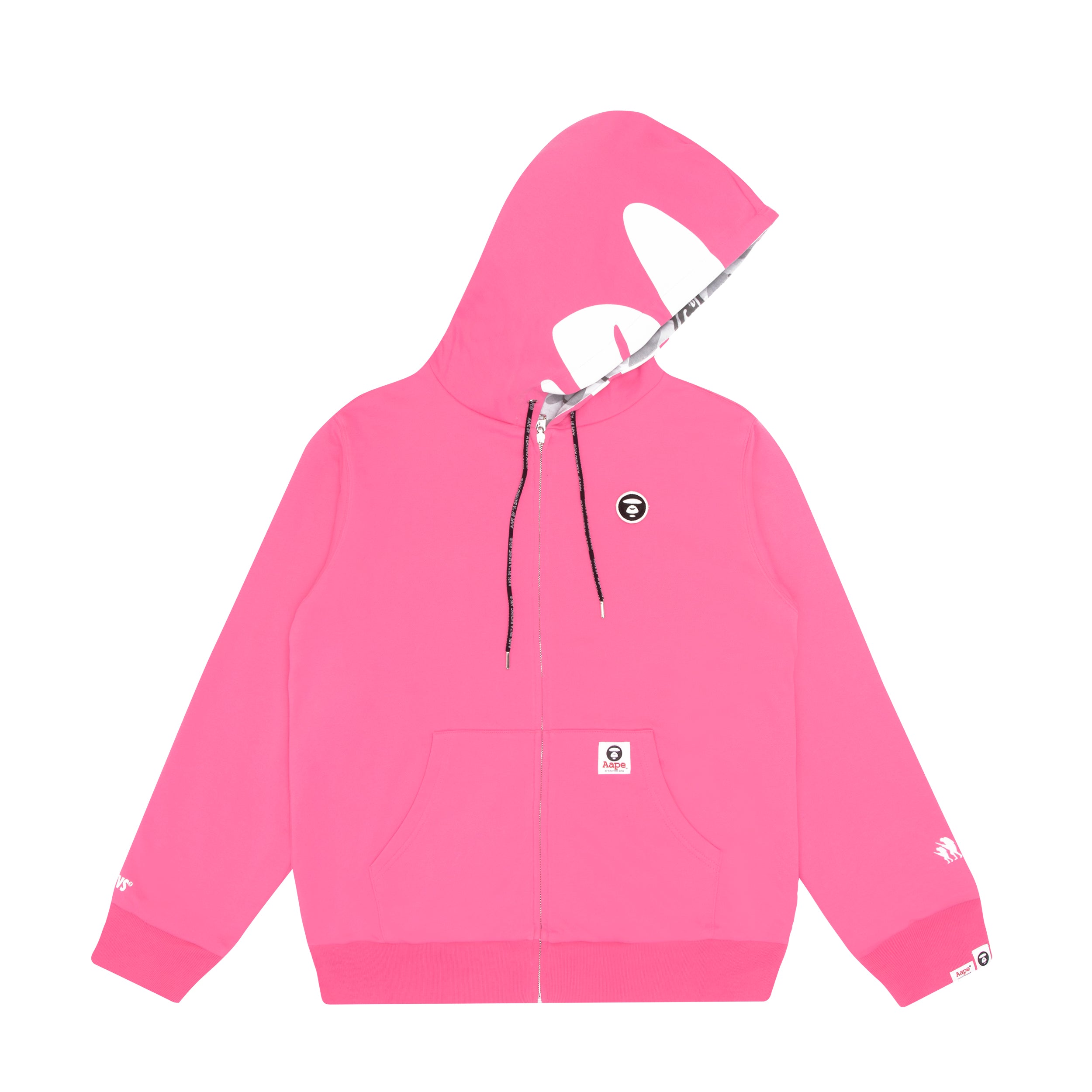 AAPE Moonface reversible zip hoodie | Aape official website – us