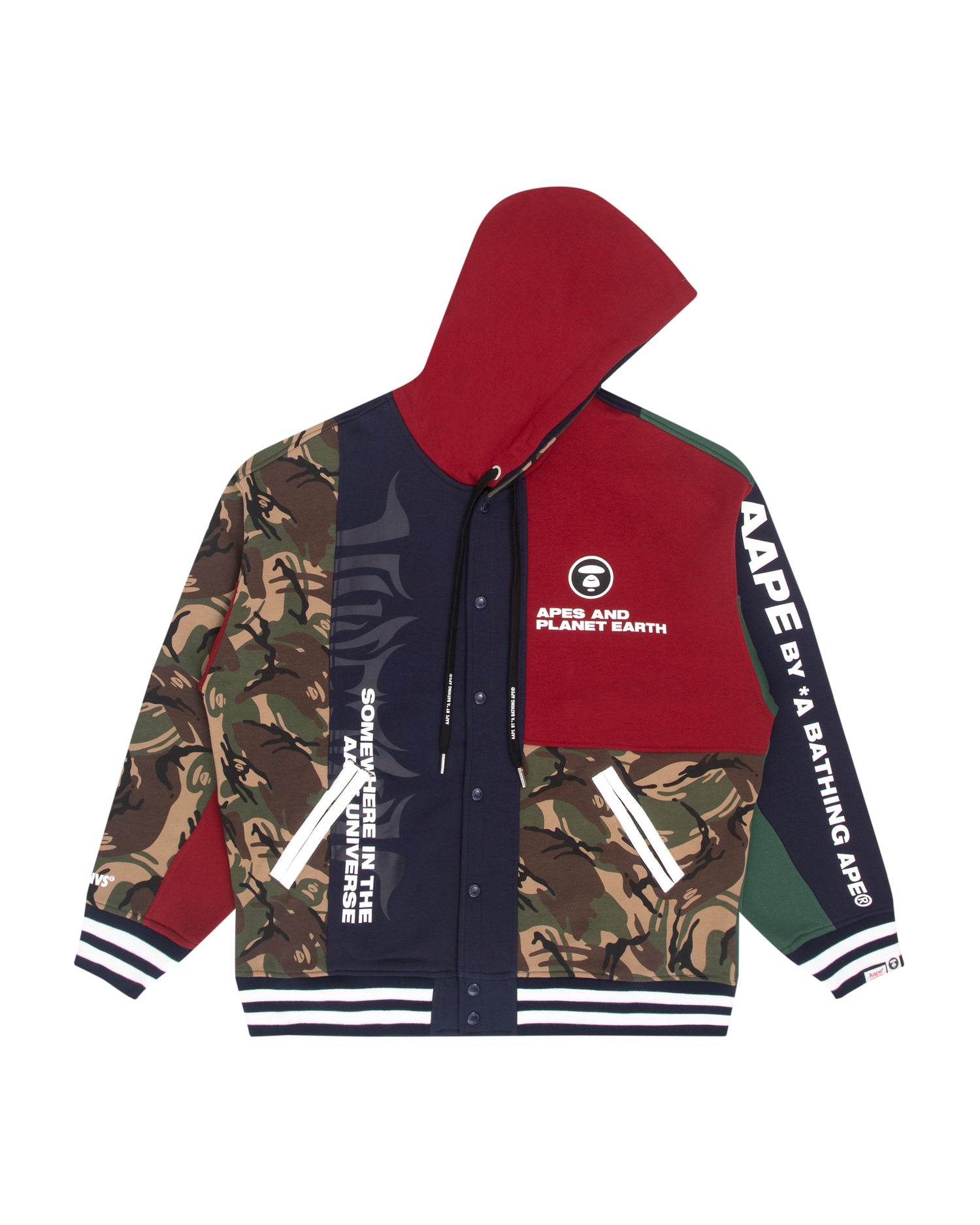 AAPE Buttoned hoodie | Aape official website – us.aape.com