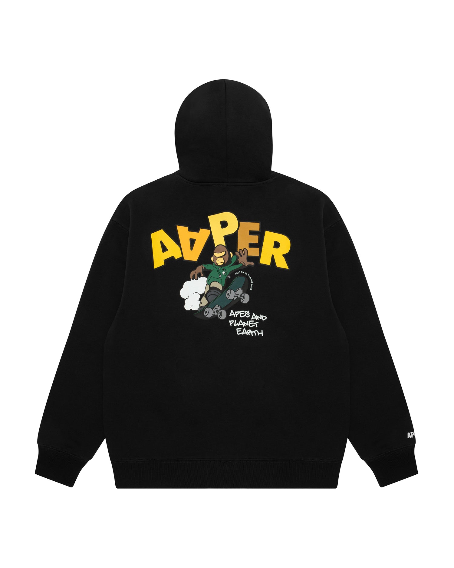 AAPE AAPER Alfa graphic fleece hoodie | Aape official website – us