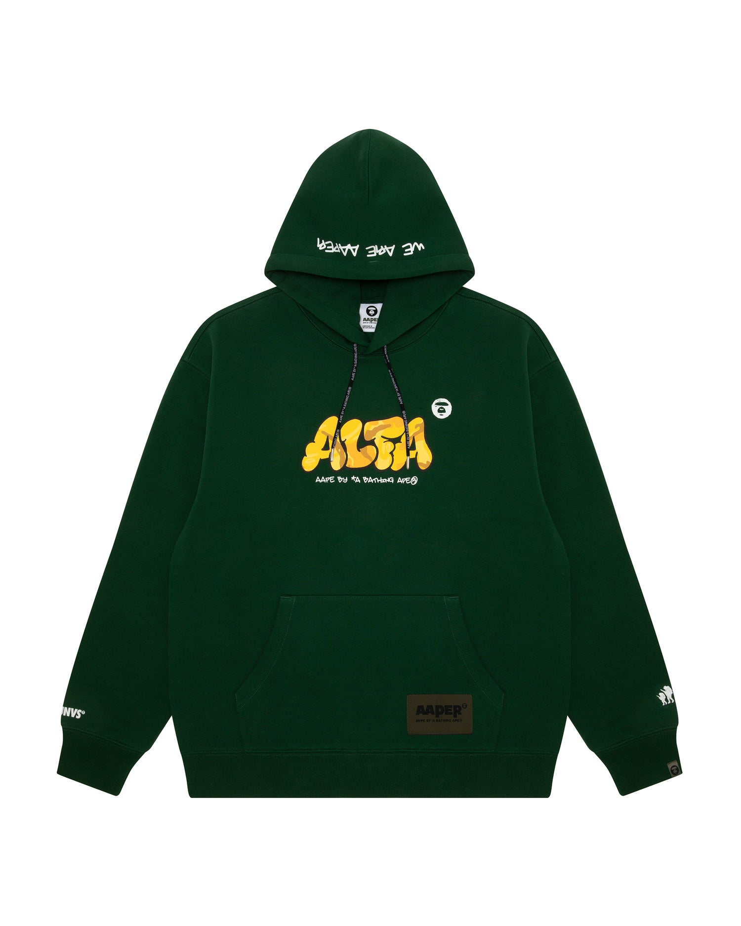 AAPE AAPER Alfa graphic fleece hoodie | Aape official website – us