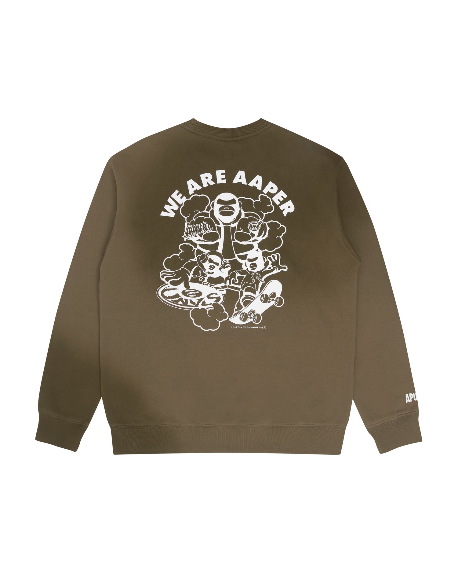 AAPE AAPER graphic gradient sweatshirt | Aape official website