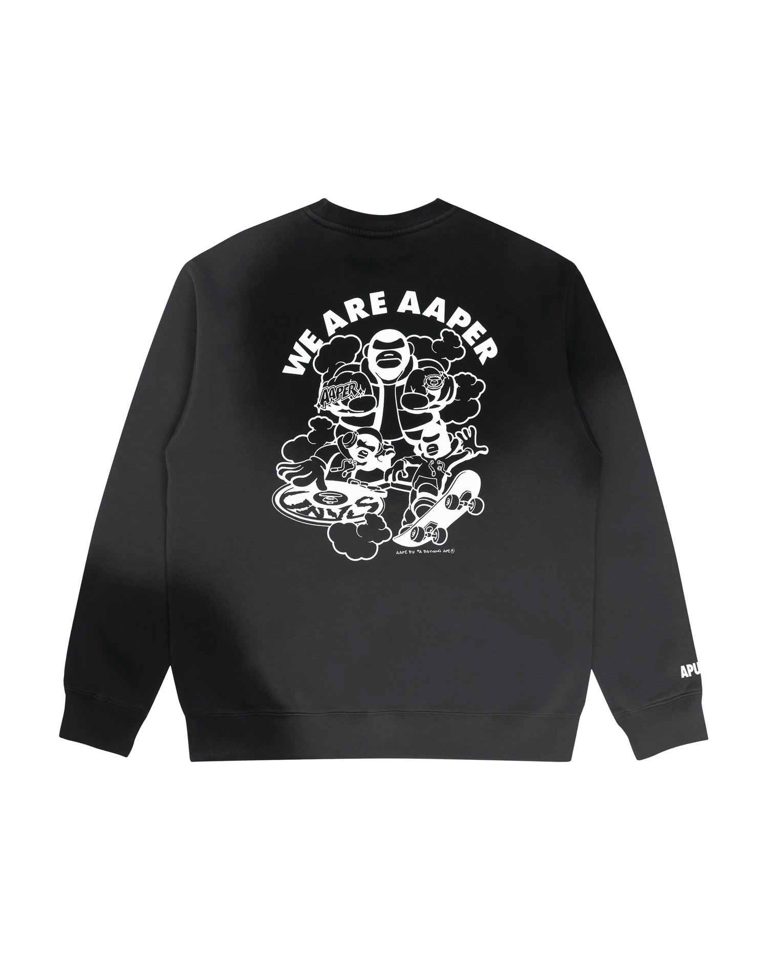 AAPE AAPER graphic gradient sweatshirt | Aape official website