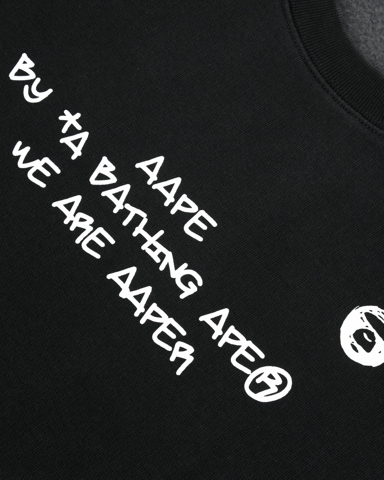 AAPE AAPER graphic gradient sweatshirt | Aape official website
