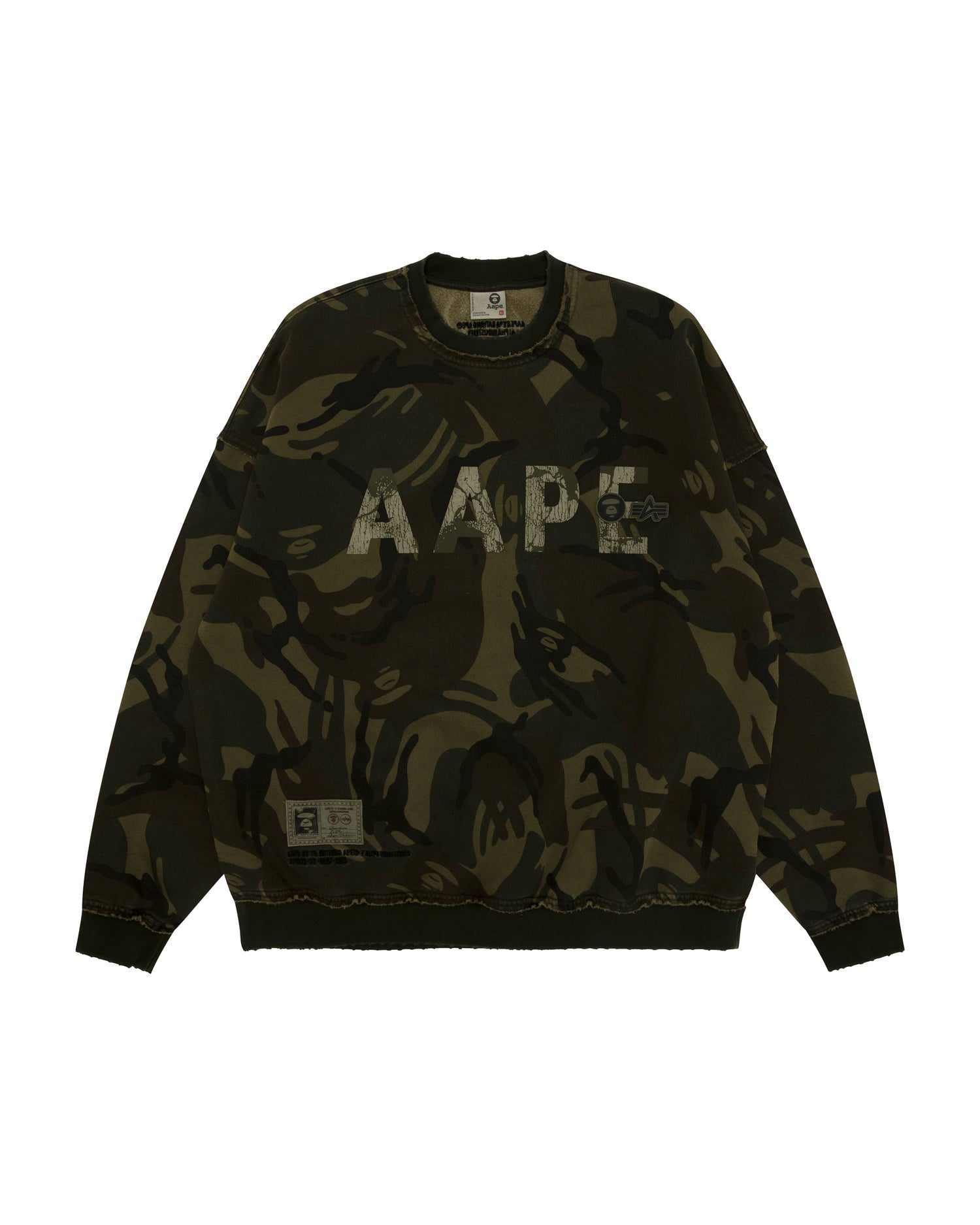 AAPE × ALPHA INDUSTRIES 2024FW スウェットシャツ AAPE X ALPHA INDUSTRIES | Aape official website – us.aape.com