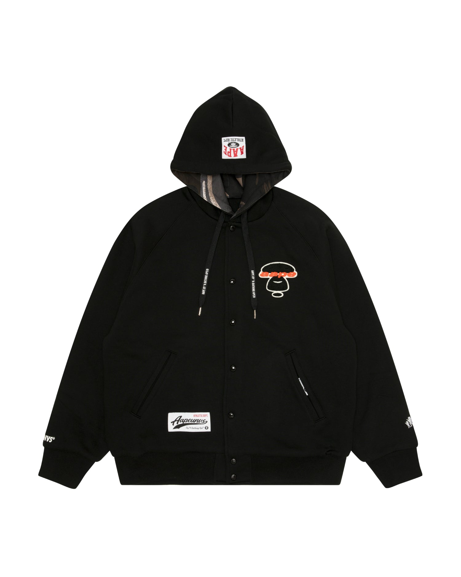 AAPE Moonface camo reversible zip-up hoodie | Aape official