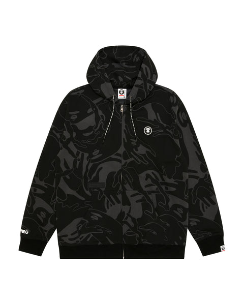 AAPE AAPENOW moonface logo zip-up hoodie | Aape official website