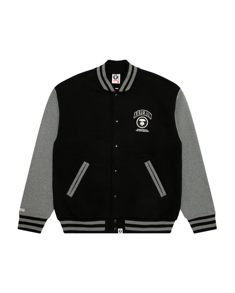 AAPE AAPENOW moonface logo baseball jacket | Aape official website
