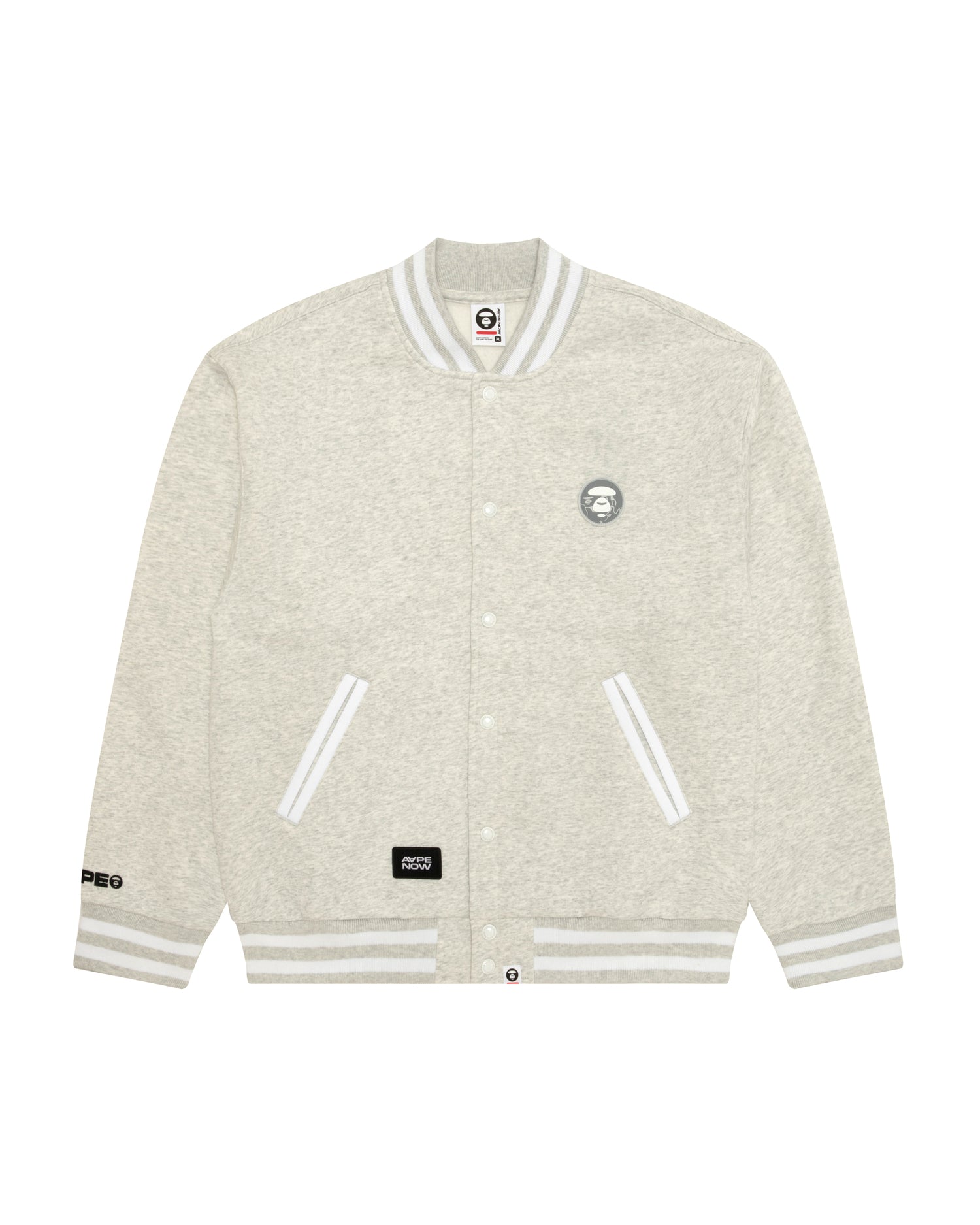 AAPE AAPENOW moonface varsity jacket | Aape official website – us