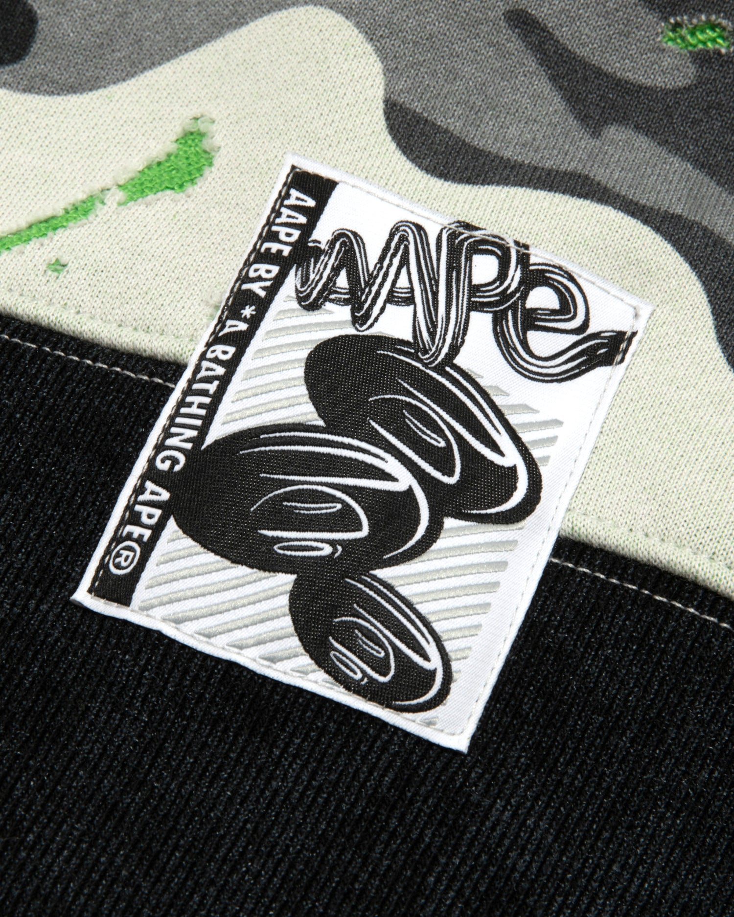 AAPE Moonface camo zip-up hoodie | Aape official website – us.aape.com