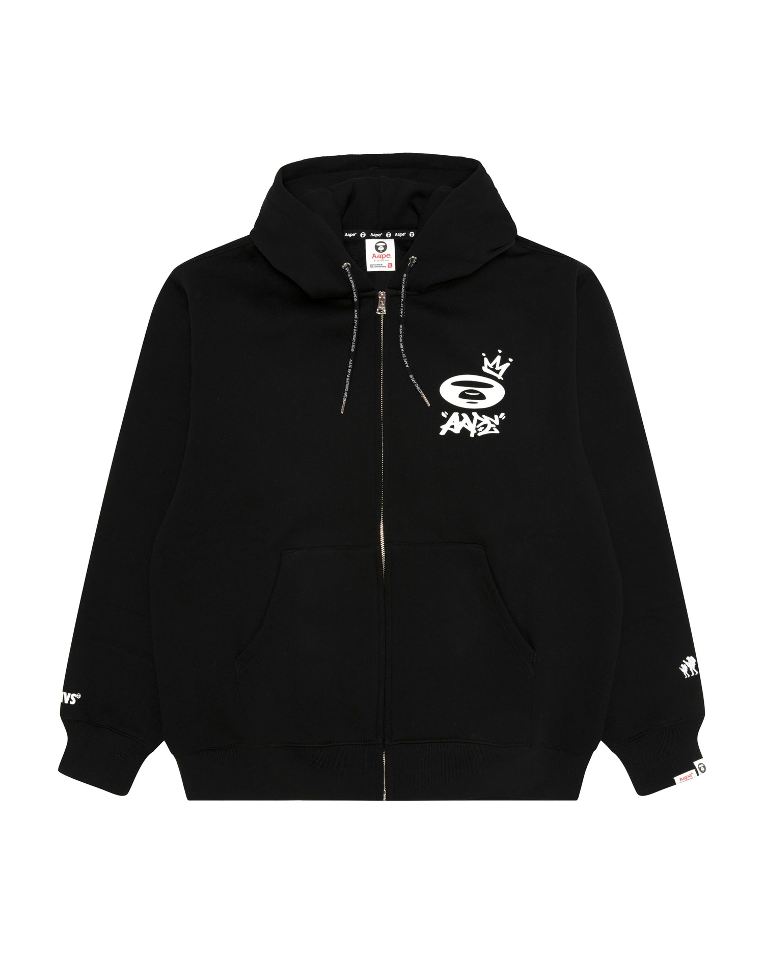AAPE AAPEUNVS moonface zip-up hoodie | Aape official website – us