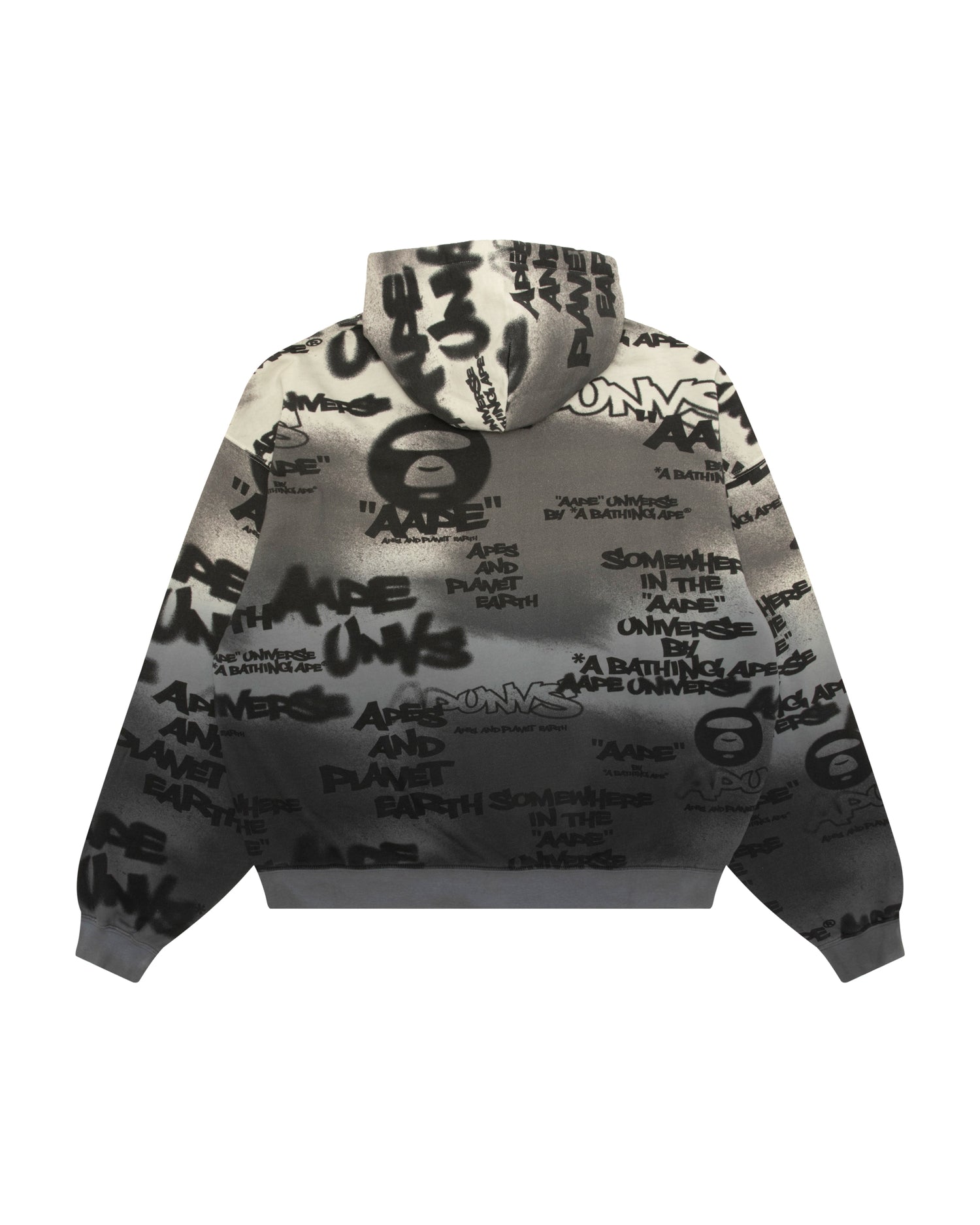 AAPE AAPEUNVS graffiti zip-up hoodie | Aape official website – us