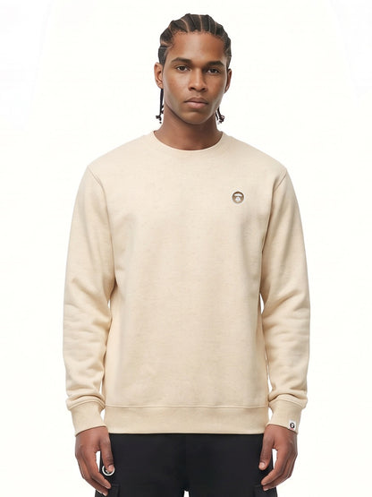 AAPENOW moonface crewneck sweater