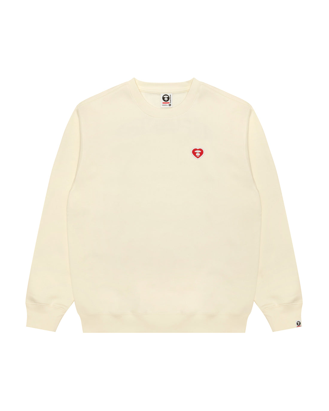 AAPENOW heart moonface logo sweatshirt