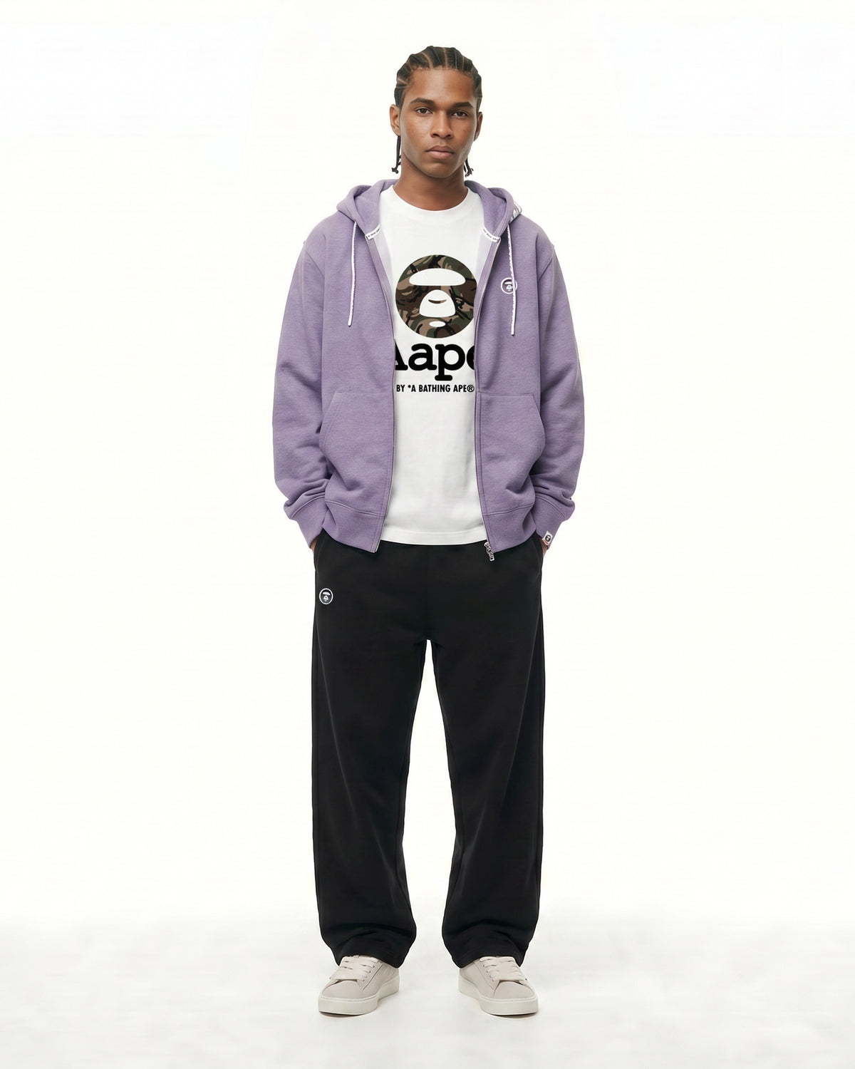 AAPENOW zip-up hoodie