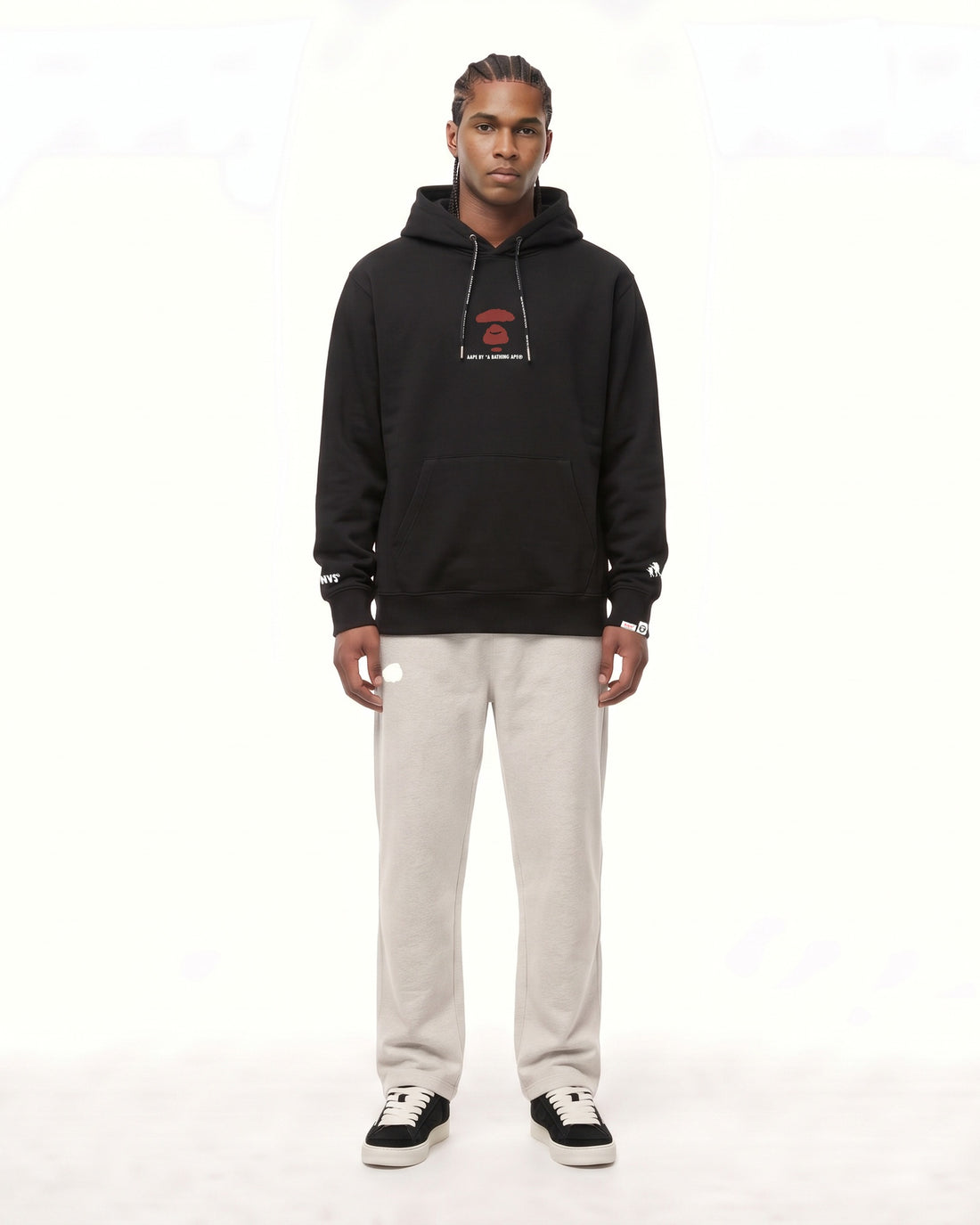 Moonface hooded sweatshirt