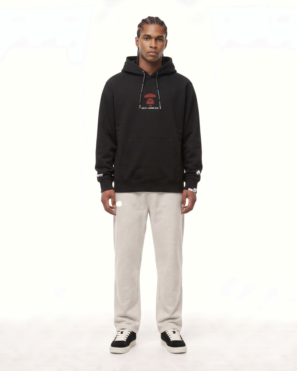 Moonface hooded sweatshirt
