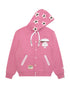 Moonface embroidered hooded jacket