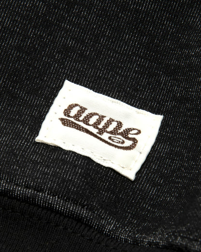 AAPEUNVS Burn Out Star Hood Zip-Up