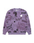 AAPEUNVS moonface graffiti sweatshirt