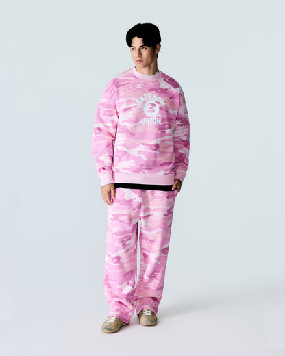 AAPENOW Moonface Crewneck Sweater