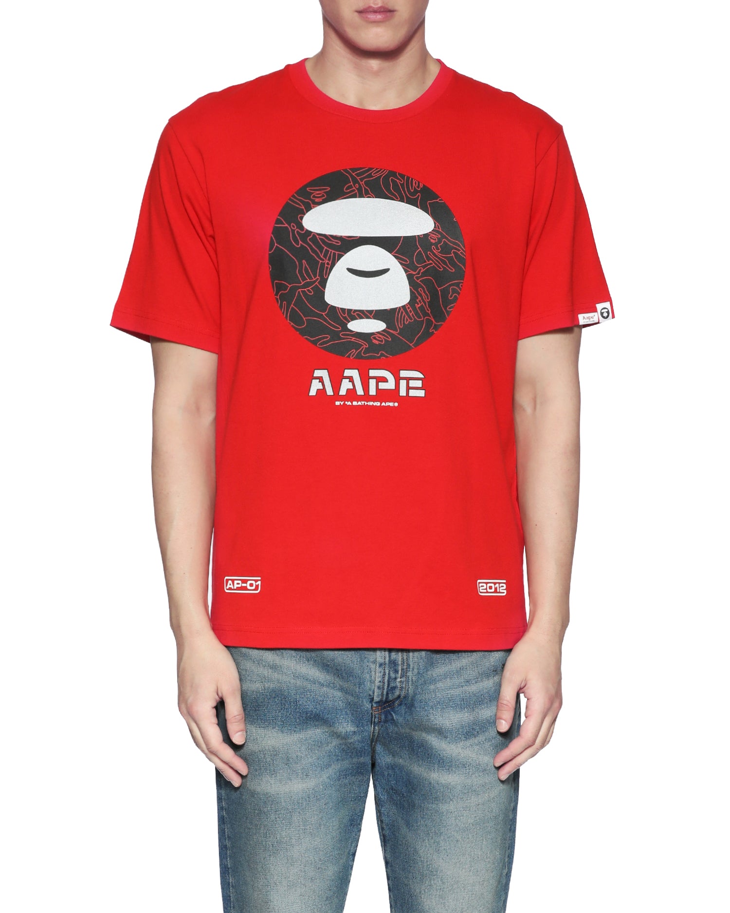 AAPE Moonface print tee | Aape official website – us.aape.com